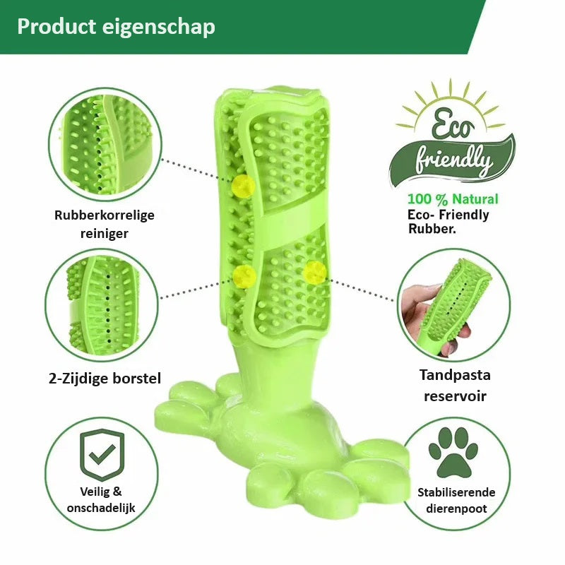 BrushPup™ | Stralend hondengebit in één speeltje
