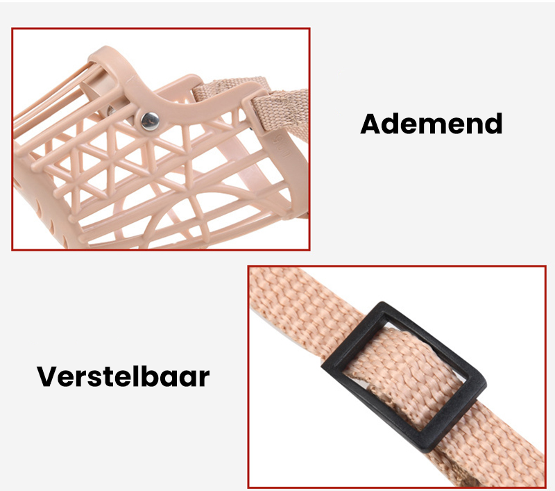 SnoutFit™ | Verstelbaar en Effectief tegen Bijten en Blaffen