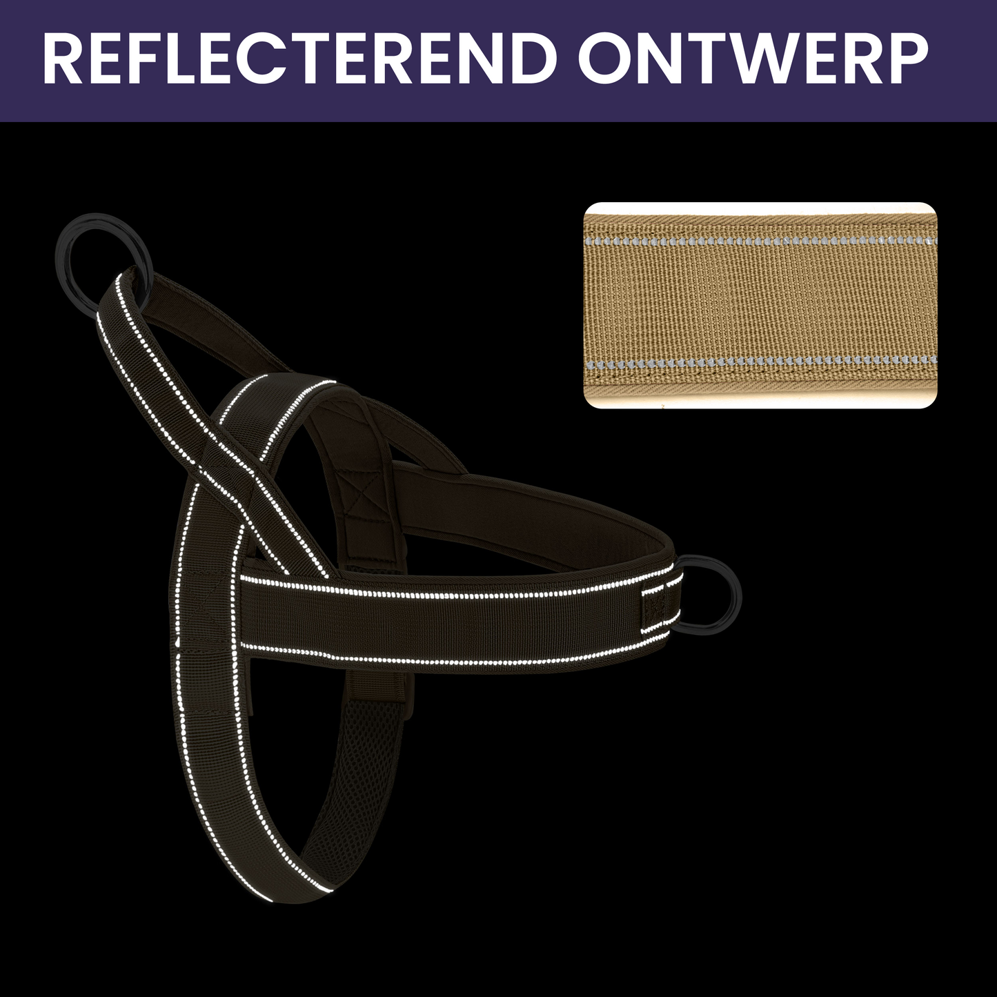 PowerLead™ | No-Pull Harnas met Reflectie