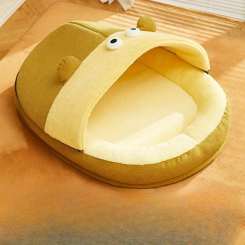 BearBed™ | Overdekt bed voor warmte en stressverlichting