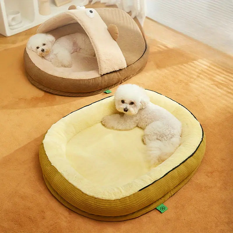 BearBed™ | Overdekt bed voor warmte en stressverlichting