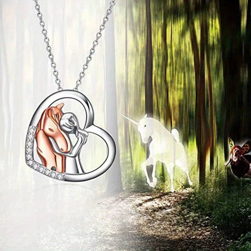 Stalliona™ | Luxe Ketting met Meisje en Paard