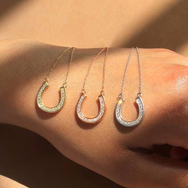 Stallio™ | Luxe Paarden Zirkonia Ketting