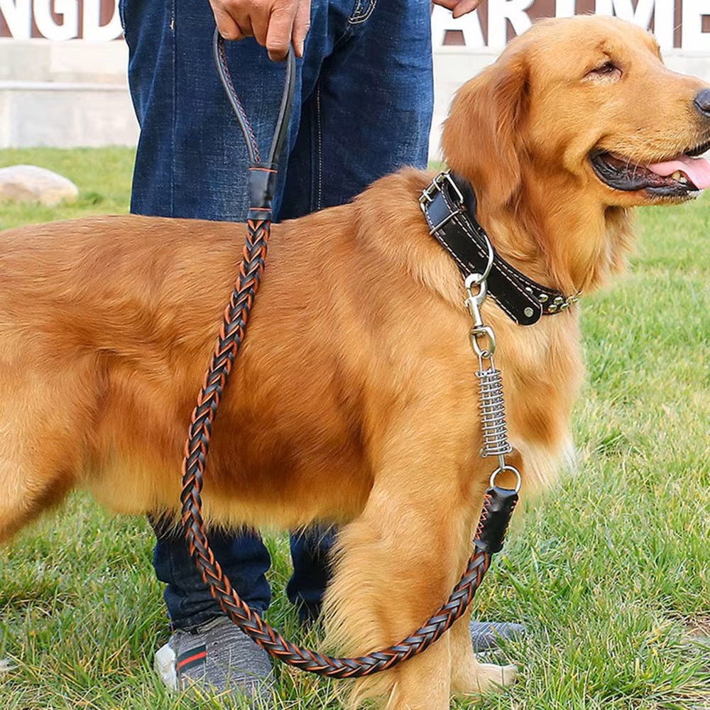 DogsGrip™ | Sterke Leer Riem voor Betrouwbare Controle