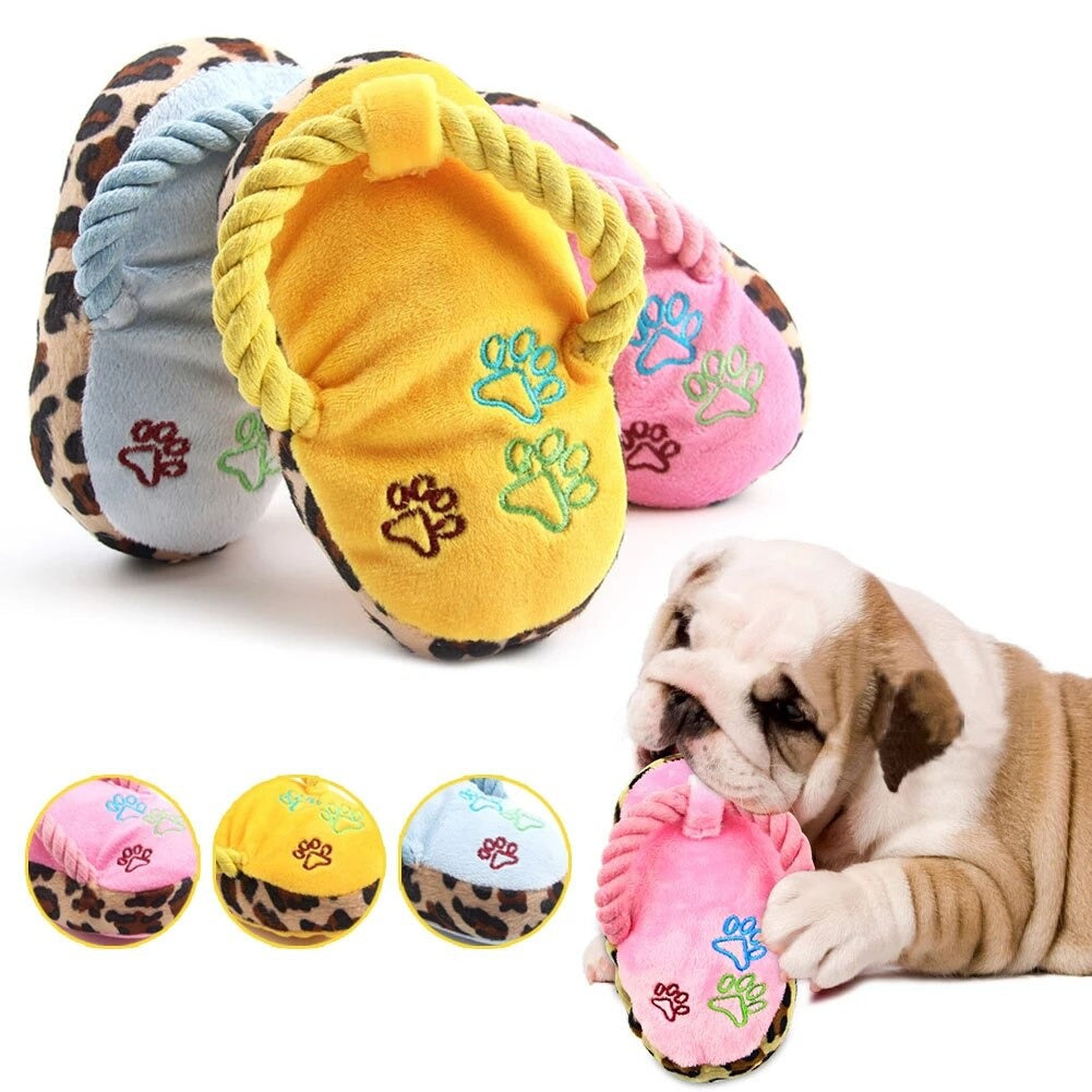 PootPret™ | Piepende Pantoffel voor Honden