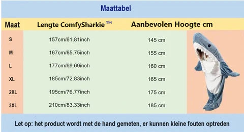 ComfyShark™ | Extra verwarmd en zacht voor ultiem comfort