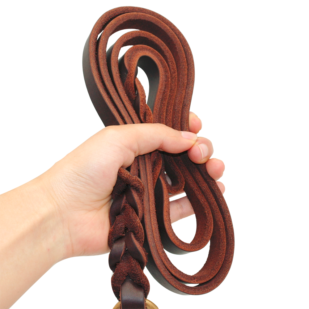 BoldGrip™ | Sterke Luxe Leren Hondenriem