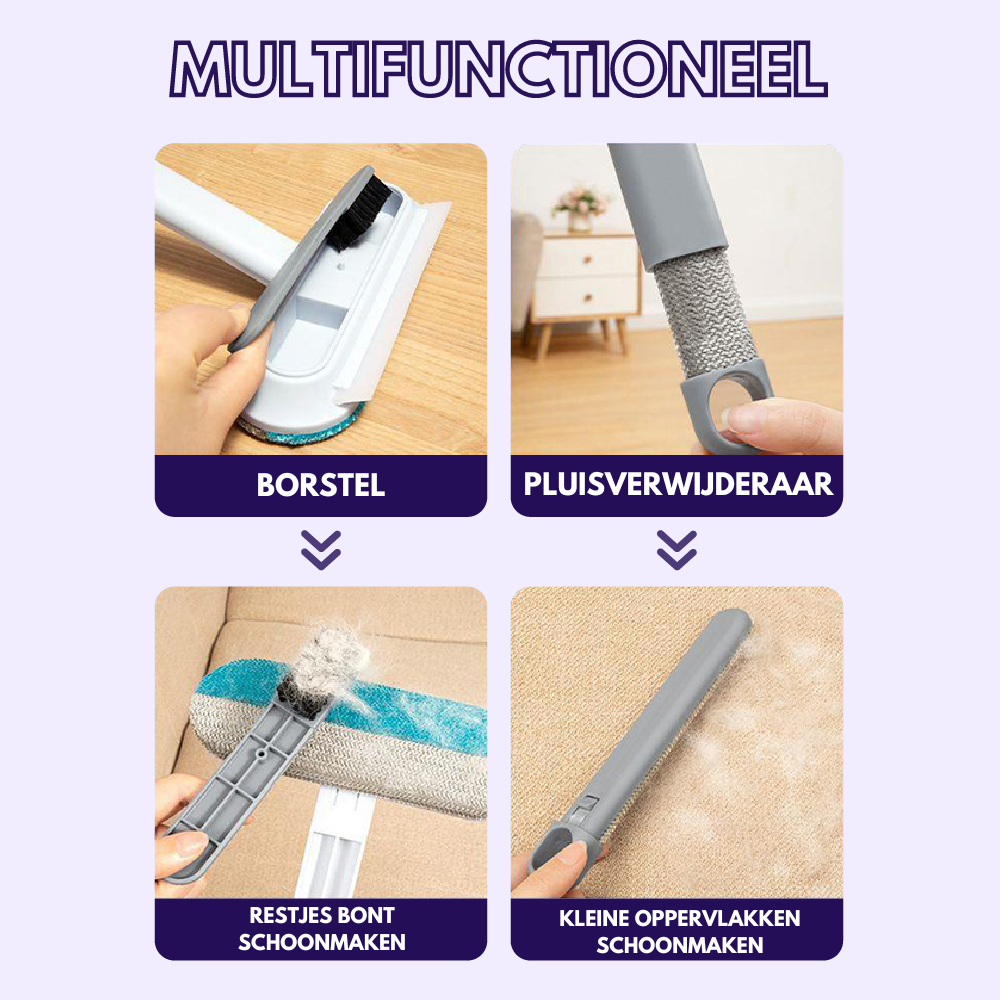 HairHero™ | 3-in-1 Huisdierborstel