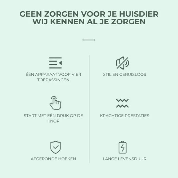 FurPro™ | Stressvrije Vachtverzorging voor een Haarvrij Huis
