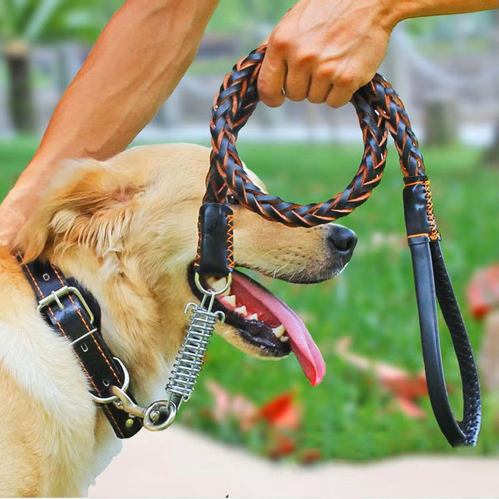 DogsGrip™ | Sterke Leer Riem voor Betrouwbare Controle