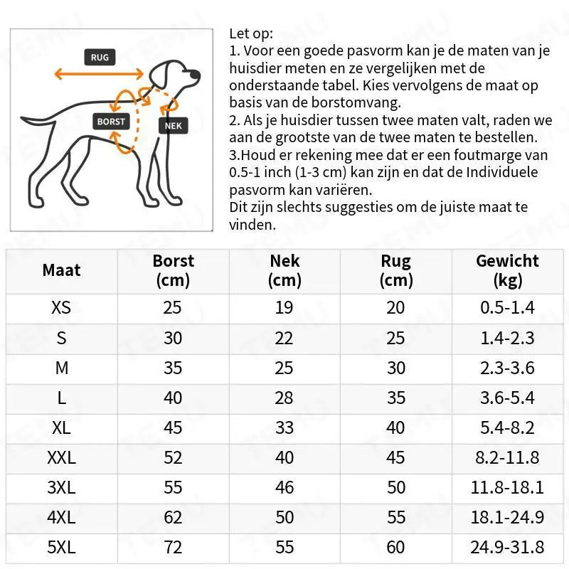 TeddyWear™ | Honden trui tegen rillingen en koude nachten