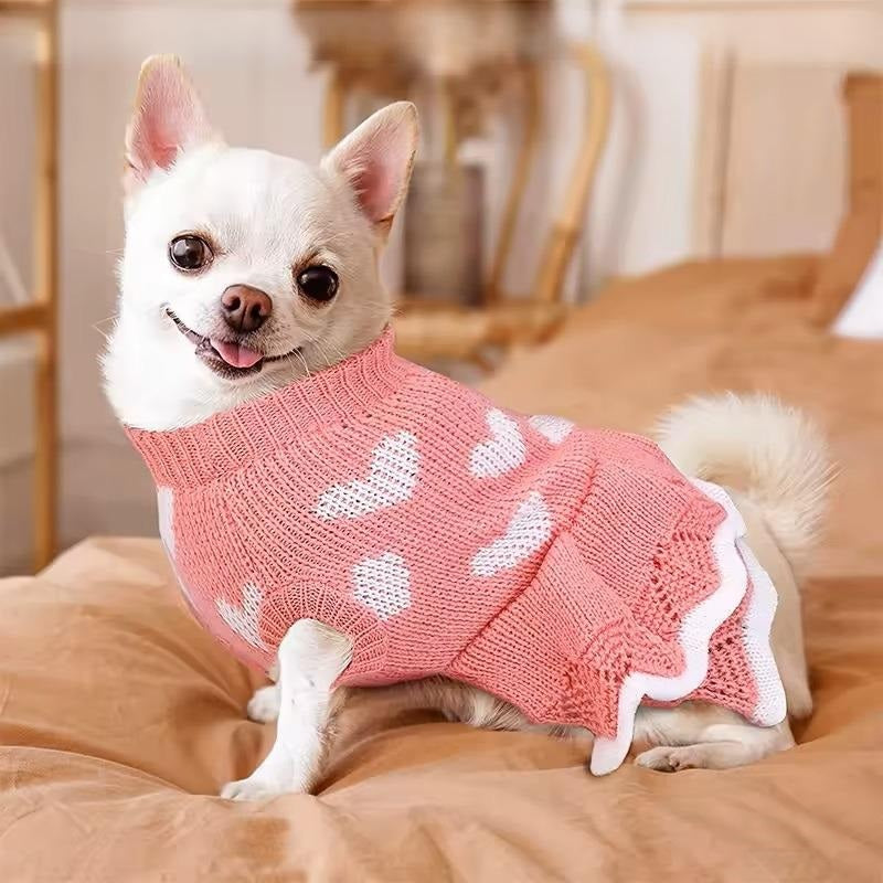 LuvPup™ | Warme Valentijnsjurk Tegen Kou en Stress