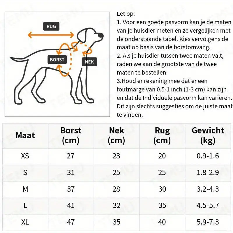 PawLuv™ | Warme gebreide trui tegen winterkou