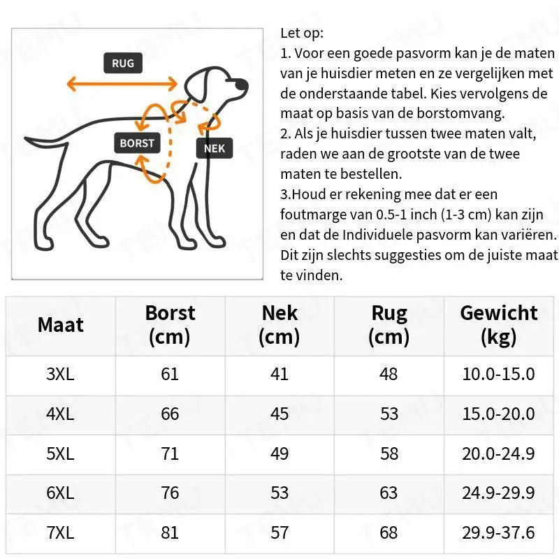 Barksy™ | Wintertrui voor honden tegen kou en sneeuw