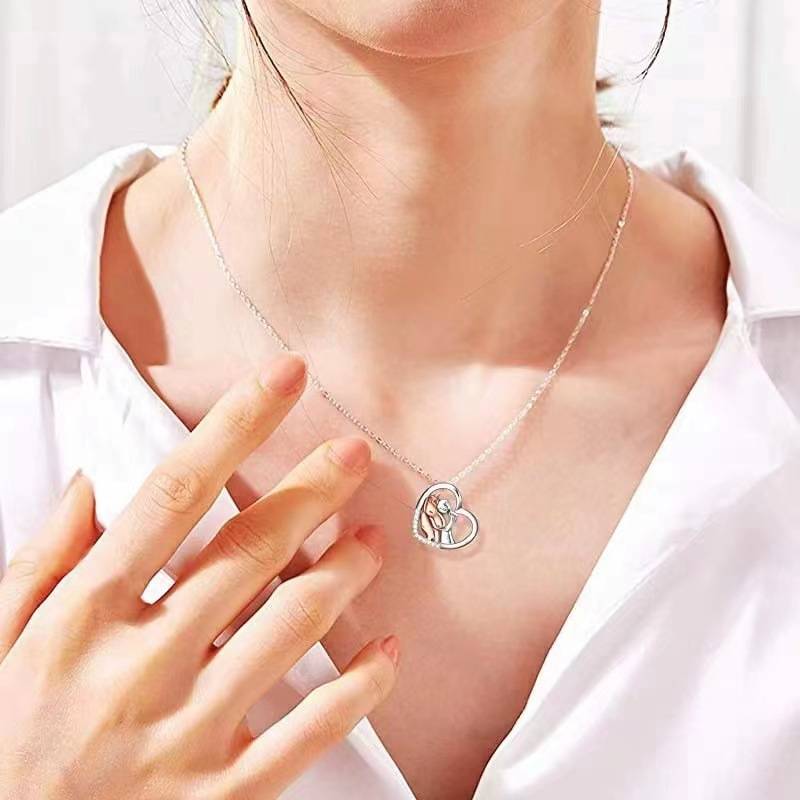 Stalliona™ | Luxe Ketting met Meisje en Paard