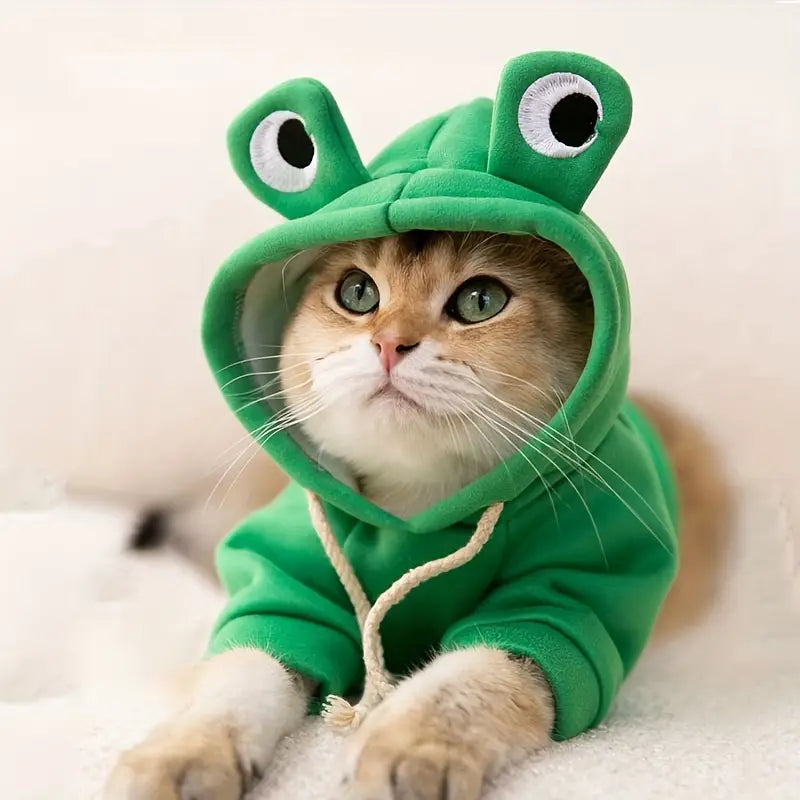 Froggy Warme hoodie tegen kou en irriterende vacht
