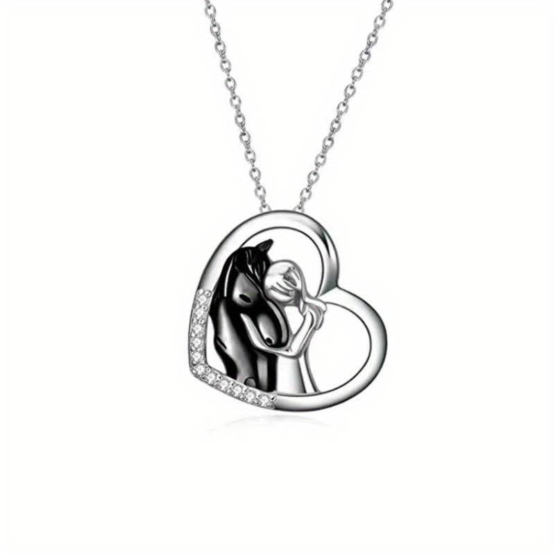 Stalliona™ | Luxe Ketting met Meisje en Paard