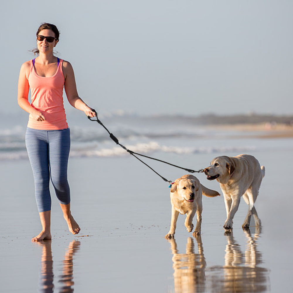 LeashUp™ | Split Riem Voor Drie Honden