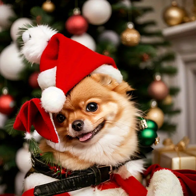 SantaPaws™ | Zachte Kerstmuts voor Warme Kerstmomenten