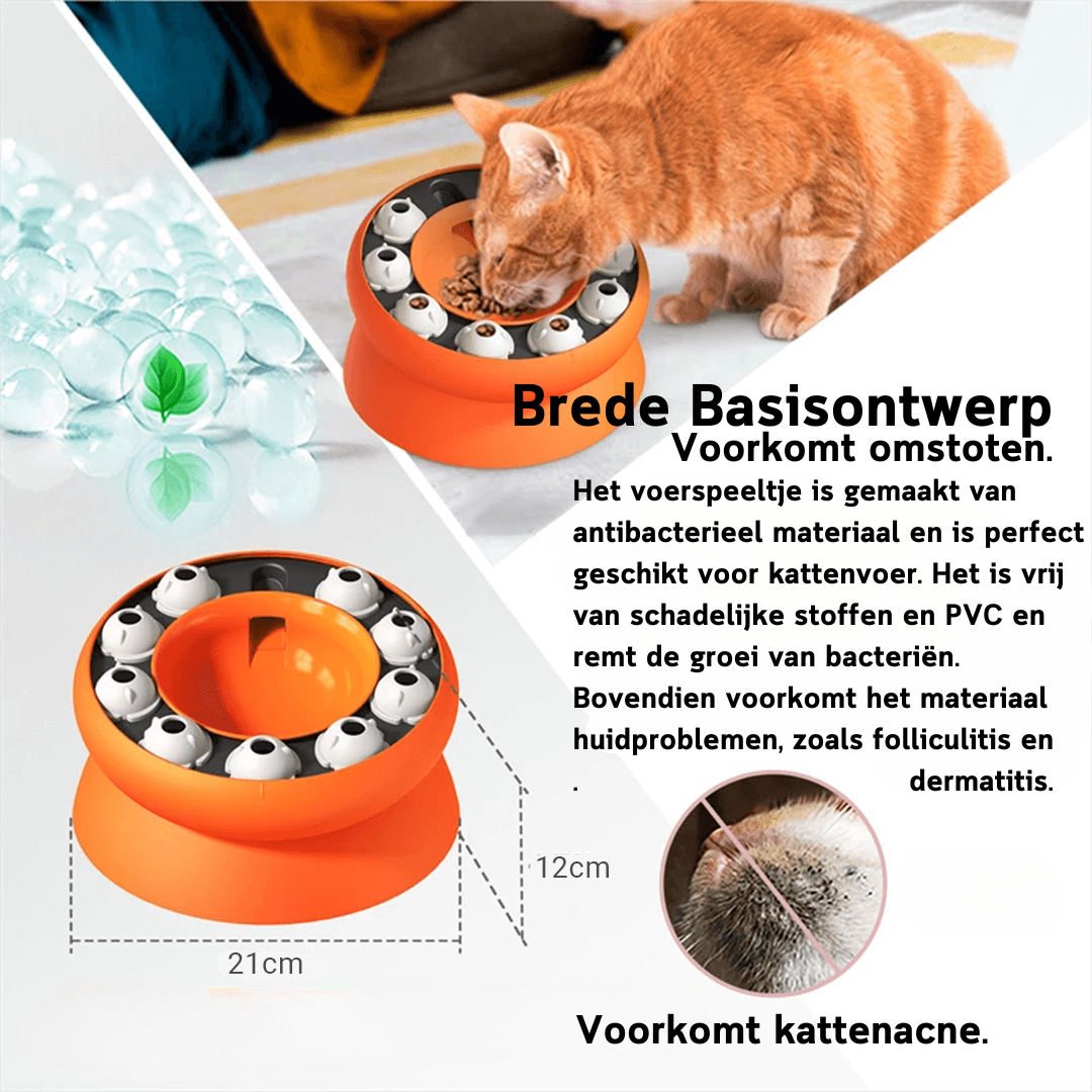 SlowMews™ | Voorkom schrokken en braken