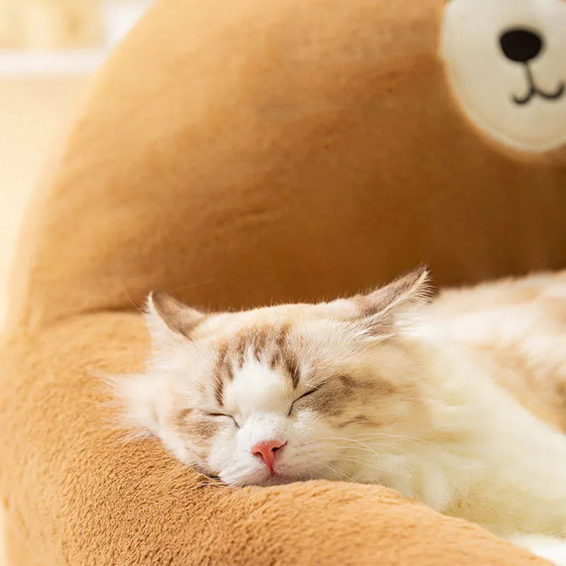CozyFuzz™ | Teddybeer bed voor huisdieren
