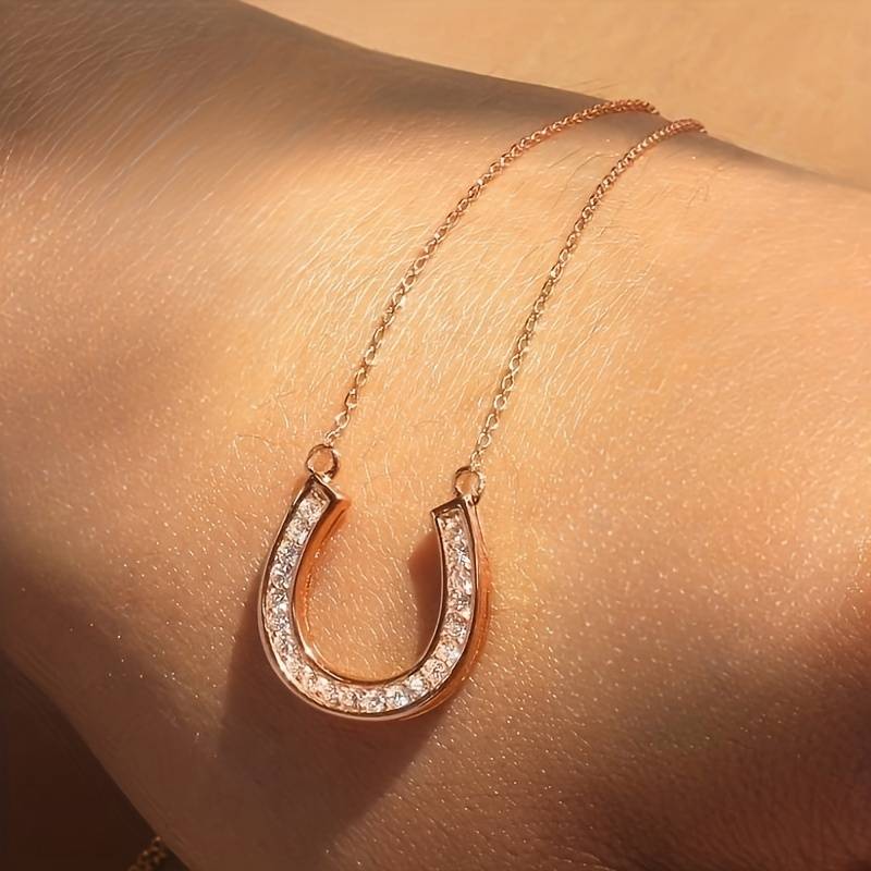 Stallio™ | Luxe Paarden Zirkonia Ketting