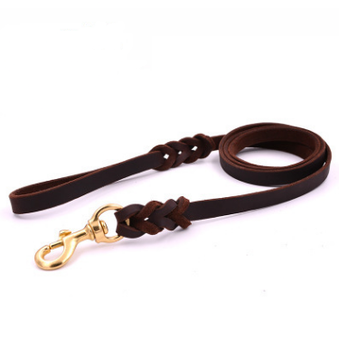 BoldGrip™ | Sterke Luxe Leren Hondenriem