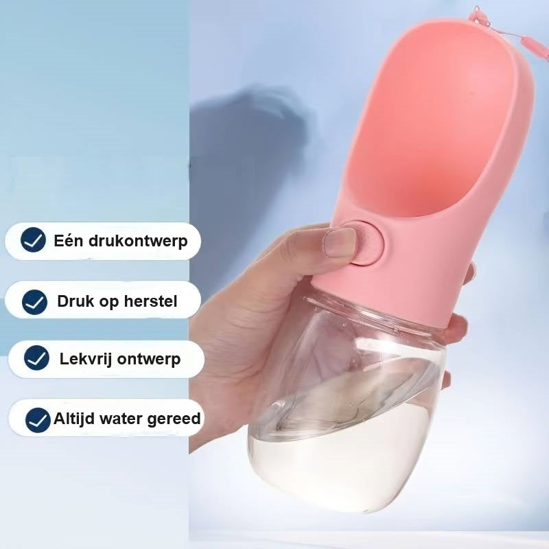 WoofWell™ | Draagbare hondenwaterfles