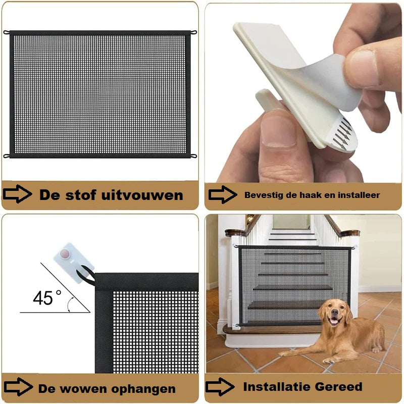 WoofWall™ | Stevig Opvouwbaar Hekje