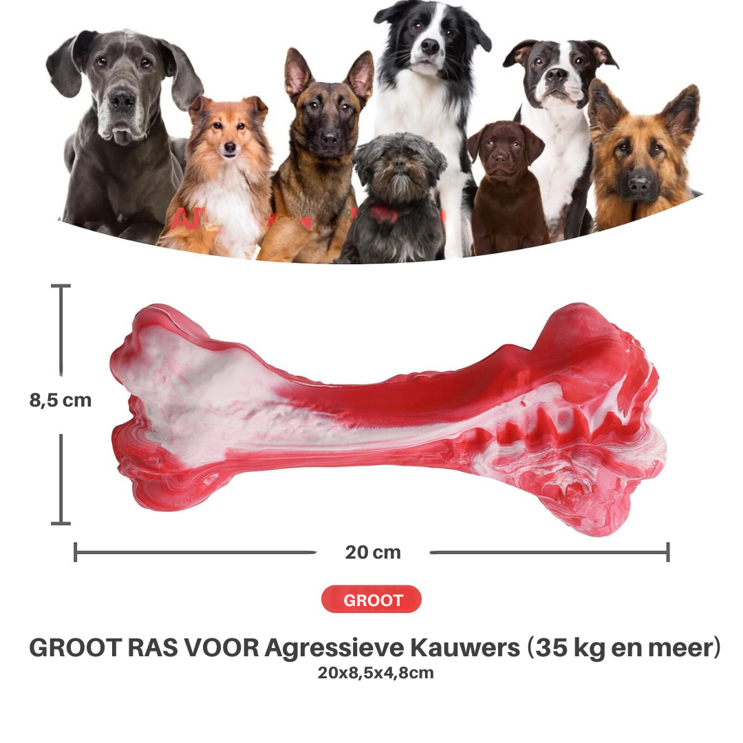 ChewBone™ | Vleesvormige hondentandenborstel