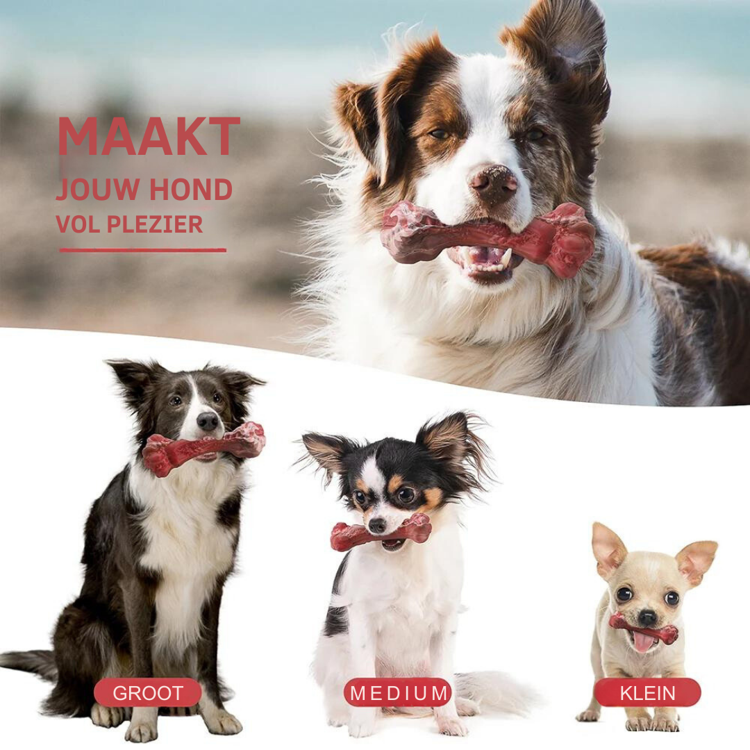 ChewBone™ | Vleesvormige hondentandenborstel