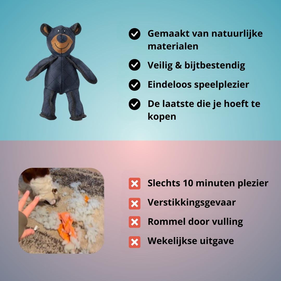 BarkBear™ | Voor honden die alles slopen – écht onverwoestbaar