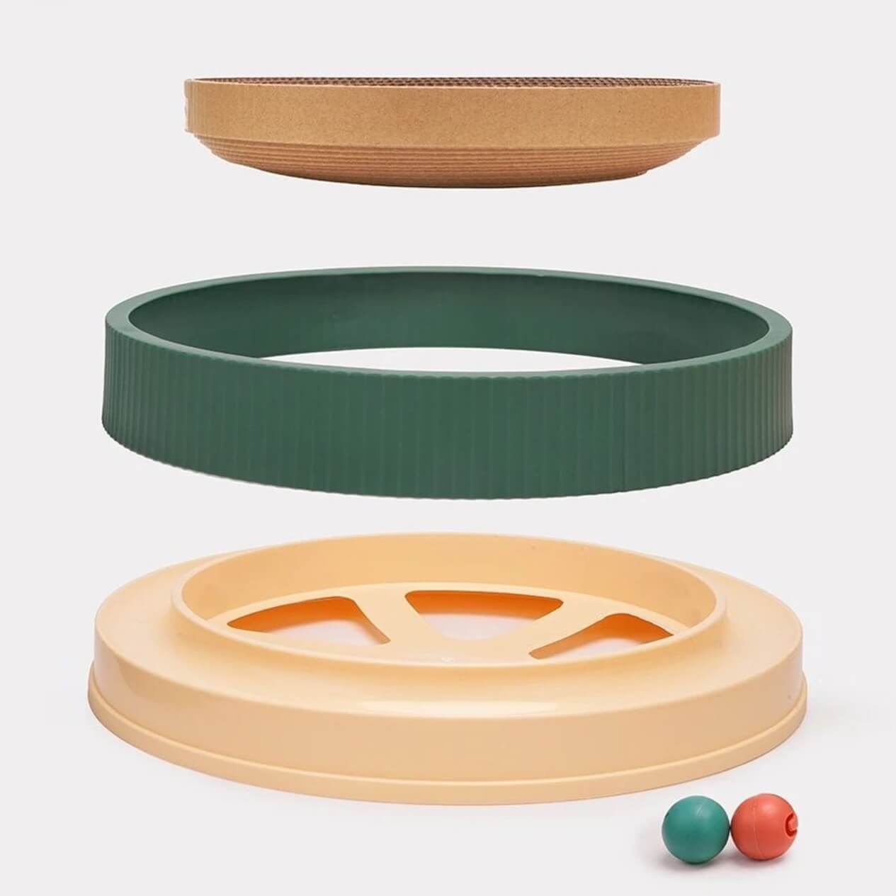 ScratchBall™ | Retro Ronde Krabpaal met Bal
