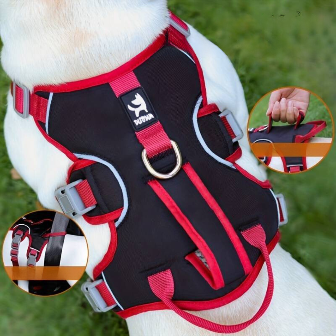 BarkVest⢠| Anti-Trek Hondentuig met reflectie