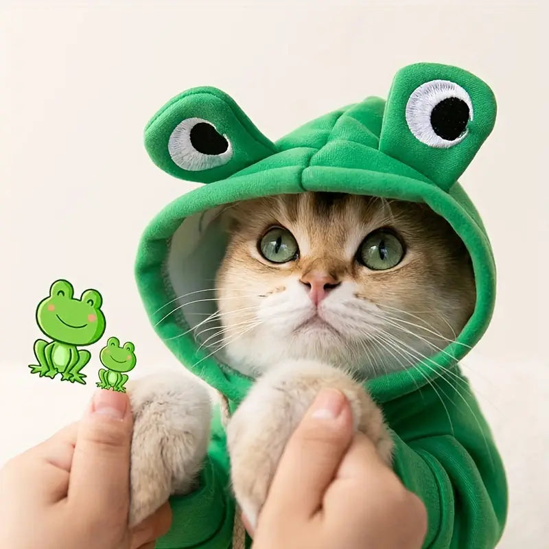 Froggy Warme hoodie tegen kou en irriterende vacht