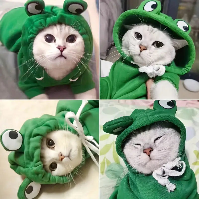 Froggy Warme hoodie tegen kou en irriterende vacht