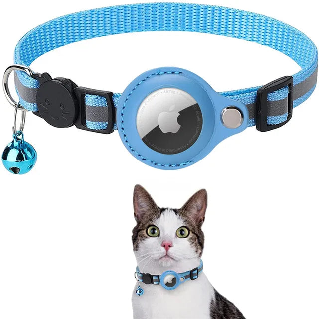 CatTrack™ | Premium Kattenhalsband voor AirTag Locatie Tracking