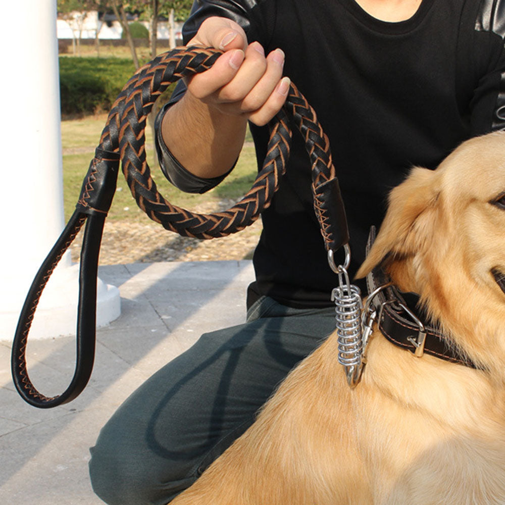 DogsGrip™ | Sterke Leer Riem voor Betrouwbare Controle