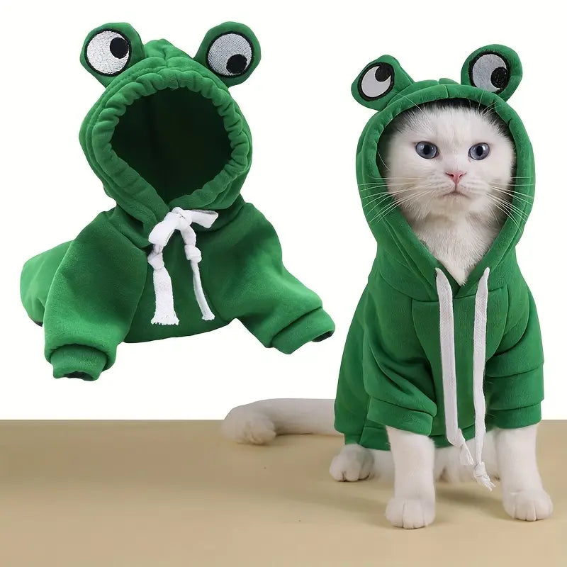 Froggy Warme hoodie tegen kou en irriterende vacht