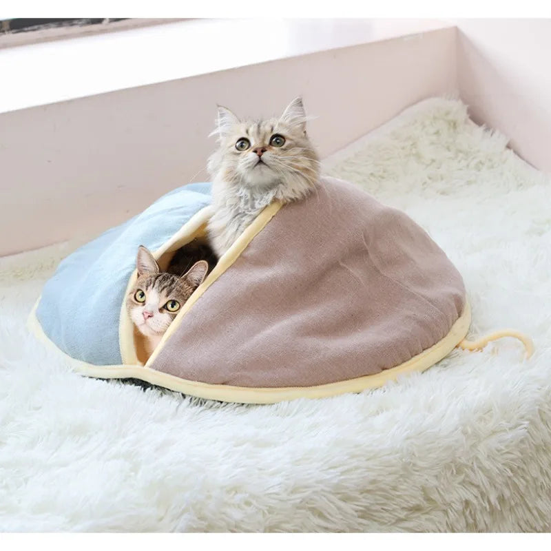 KittyCove™ | Ademend Kattenbed