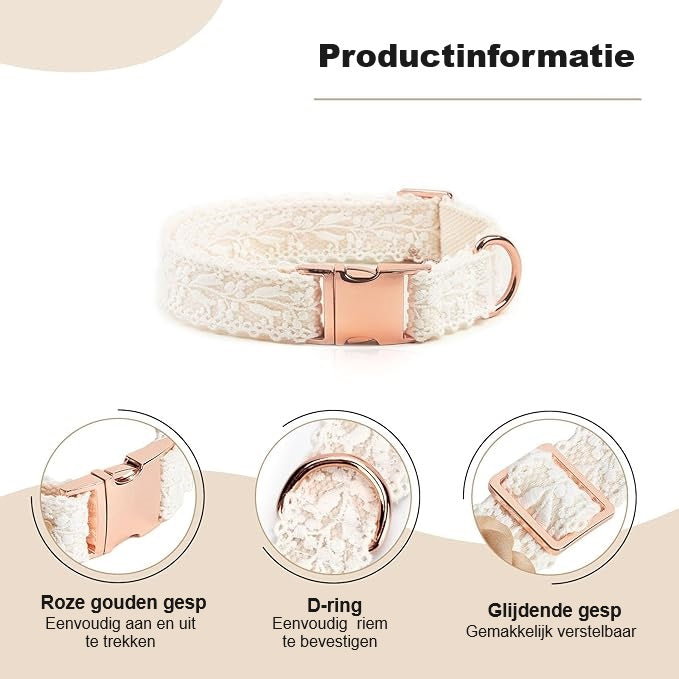 PoshPup™ | Luxe Halsbandset met Gratis Riem (t.w.v. €14,95)
