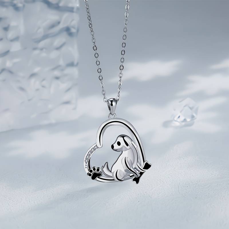 PupShine™ | Luxe Hart en Hond Ketting