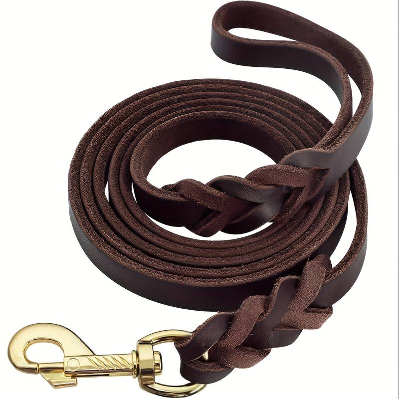 BoldGrip™ | Sterke Luxe Leren Hondenriem