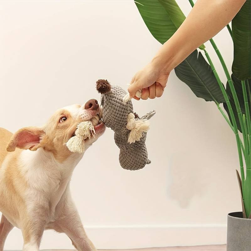 PurrPals™ | Robuuste Piepende Knuffel