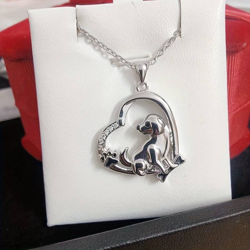 PupShine™ | Luxe Hart en Hond Ketting