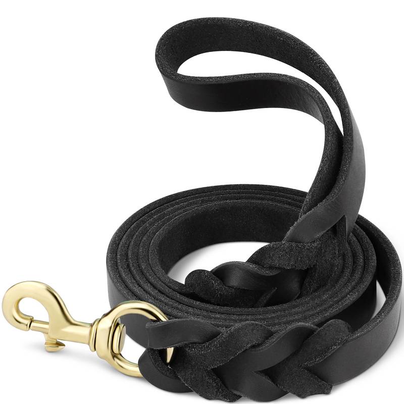 BoldGrip™ | Sterke Luxe Leren Hondenriem