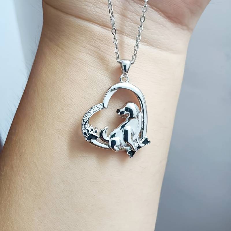 PupShine™ | Luxe Hart en Hond Ketting