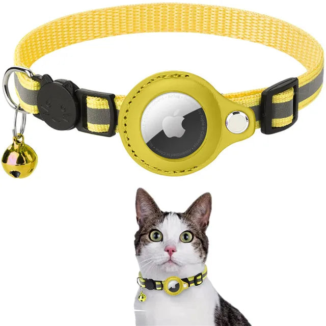 CatTrack™ | Premium Kattenhalsband voor AirTag Locatie Tracking