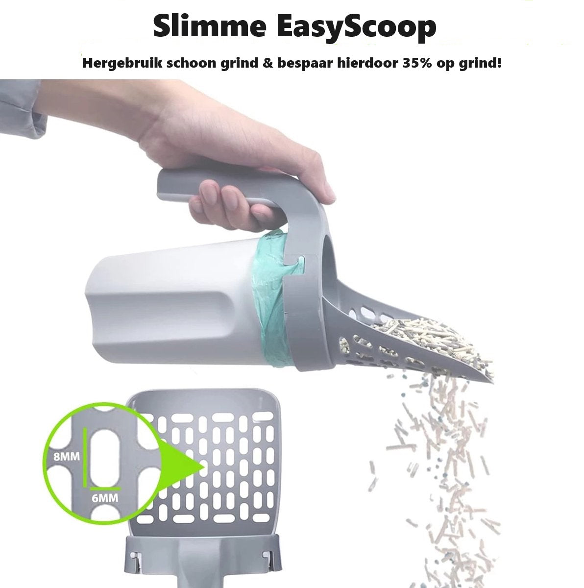 EasyScoop™ | Een Schone Kattenbak in Eén Handomdraai