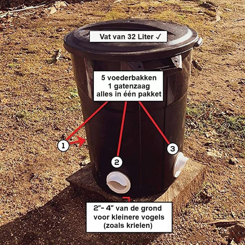 ChickenFeeder™ | De Ultieme Voederoplossing
